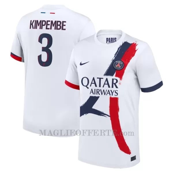 Maglia Paris Saint-Germain Presnel Kimpembe 3 Gara Away 2024/25