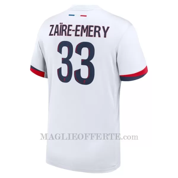 Maglia Paris Saint-Germain Zaire Emery 33 Bambino Gara Away 2024/25