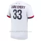 Maglia Paris Saint-Germain Zaire Emery 33 Bambino Gara Away 2024/25