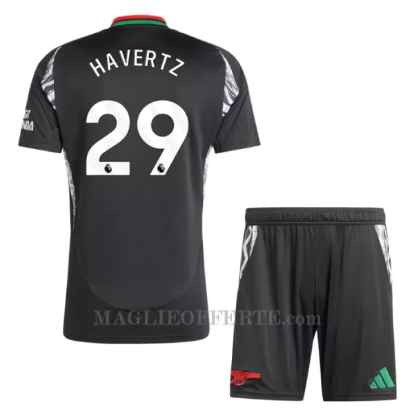 Maglia Arsenal Havertz 29 Bambino Gara Away 2024/25