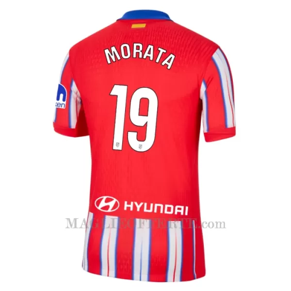 Maglia Atlético Madrid Alvaro Morata 19 Bambino Gara Home 2024/25