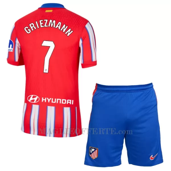 Maglia Atlético Madrid Antoine Griezmann 7 Bambino Gara Home 2024/25