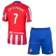 Maglia Atlético Madrid Antoine Griezmann 7 Bambino Gara Home 2024/25