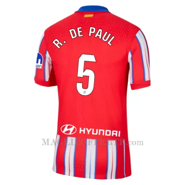 Maglia Atlético Madrid Rodrigo de Paul 5 Bambino Gara Home 2024/25