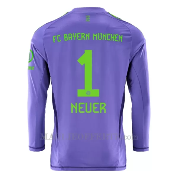 Maglia Portiere FC Bayern Monaco Manuel Neuer 1 Bambino Gara Away 2024/25