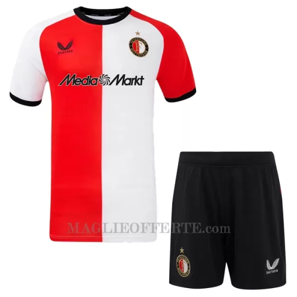 Maglia Feyenoord Rotterdam Bambino Gara Home 2024/25