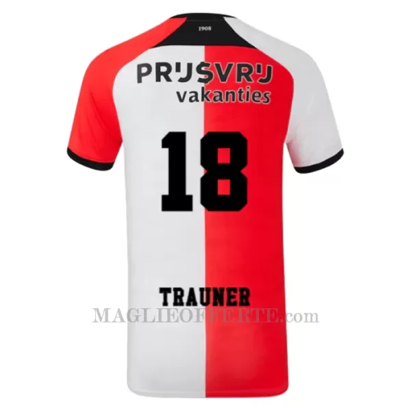 Maglia Feyenoord Rotterdam Trauner 18 Bambino Gara Home 2024/25