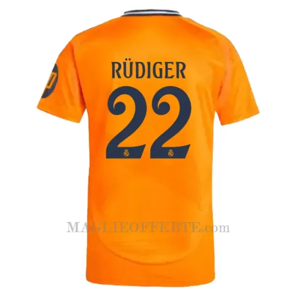 Maglia Real Madrid Antonio Rüdiger 22 Gara Away 2024/25