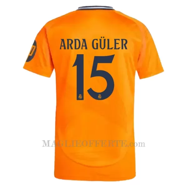 Maglia Real Madrid Arda Güler 15 Gara Away 2024/25