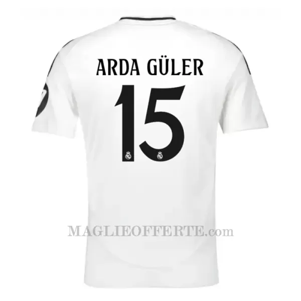 Maglia Real Madrid Arda Güler 15 Gara Home 2024/25