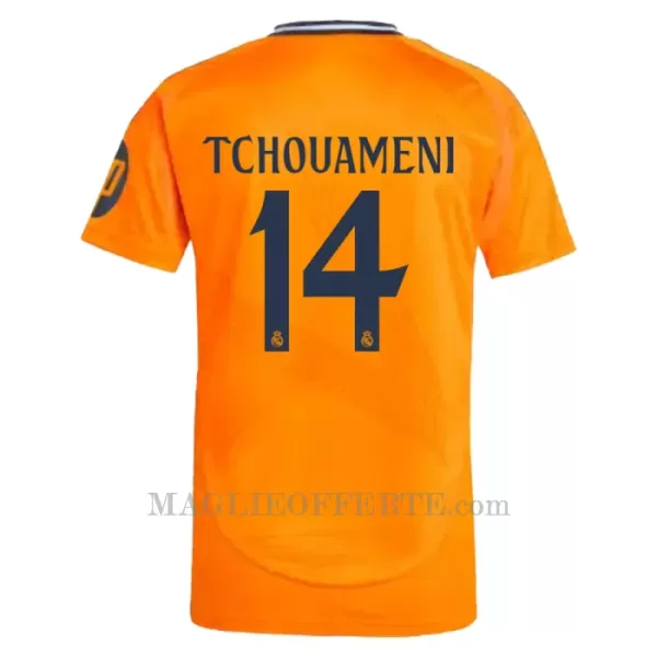 Maglia Real Madrid Aurélien Tchouaméni 14 Gara Away 2024/25