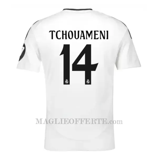 Maglia Real Madrid Aurélien Tchouaméni 14 Gara Home 2024/25