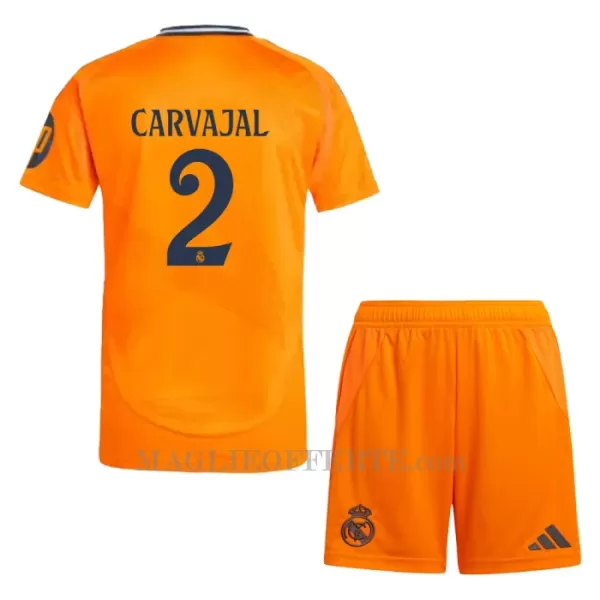 Maglia Real Madrid Carvajal 2 Bambino Gara Away 2024/25