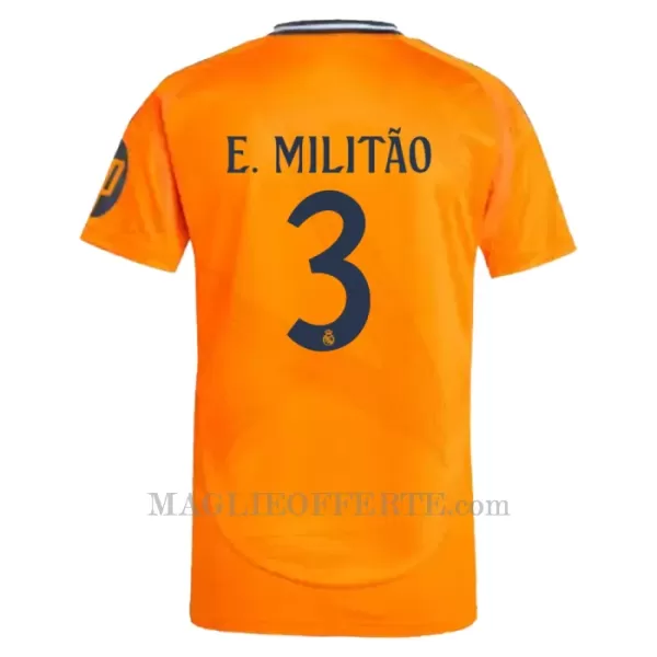 Maglia Real Madrid Éder Militão 3 Gara Away 2024/25