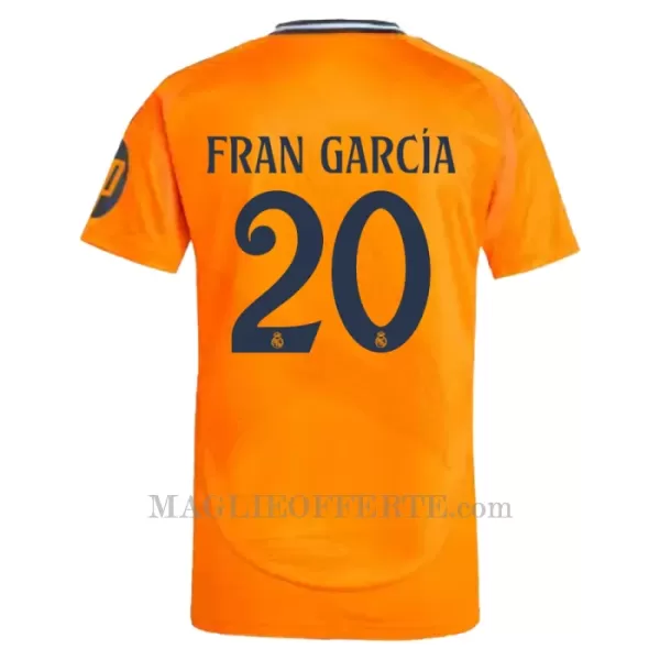 Maglia Real Madrid Fran Garcia 20 Gara Away 2024/25