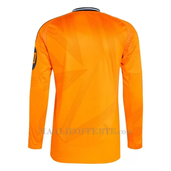 Maglia Real Madrid Gara Away 2024/25 Maniche Lunghe