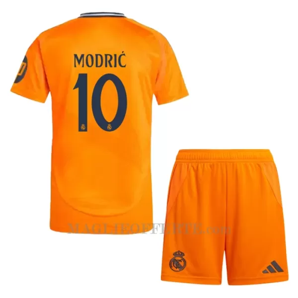 Maglia Real Madrid Luka Modrić 10 Bambino Gara Away 2024/25