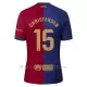 Maglia Barcellona Christensen 15 Gara Home 2024/25