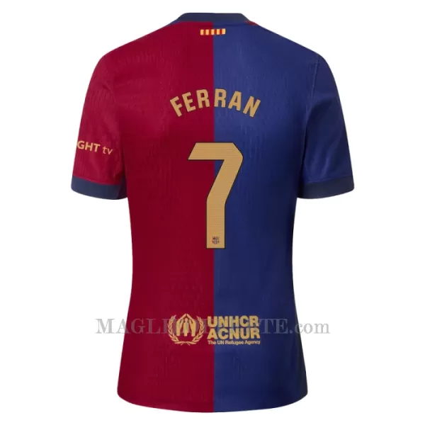 Maglia Barcellona Ferran Torres 7 Gara Home 2024/25