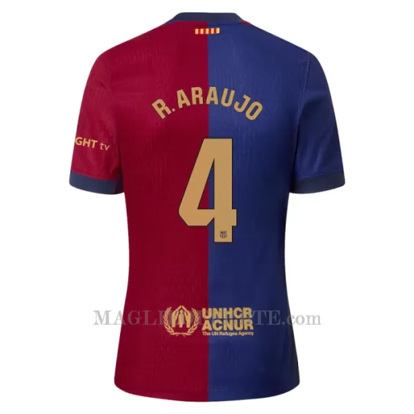 Maglia Barcellona Ronald Araujo 4 Bambino Gara Home 2024/25