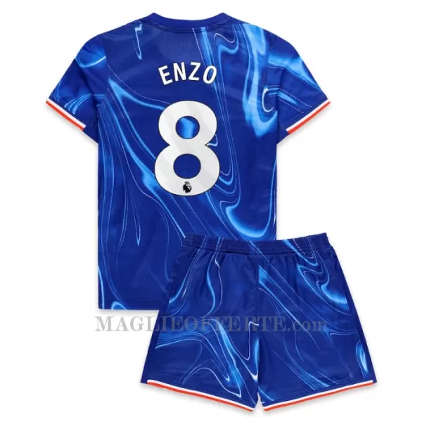 Maglia Chelsea Enzo Fernández 8 Bambino Gara Home 2024/25