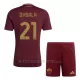 Maglia AS Roma Paulo Dybala 21 Bambino Gara Home 2024/25