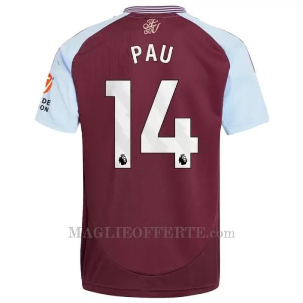 Maglia Aston Villa Pau 14 Gara Home 2024/25