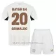 Maglia Bayer 04 Leverkusen Alejandro Grimaldo 20 Bambino Gara Away 2024/25