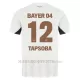 Maglia Bayer 04 Leverkusen Edmond Tapsoba 12 Gara Away 2024/25