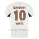 Maglia Bayer 04 Leverkusen Florian Wirtz 10 Bambino Gara Away 2024/25