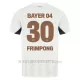 Maglia Bayer 04 Leverkusen Jeremie Frimpong 30 Bambino Gara Away 2024/25