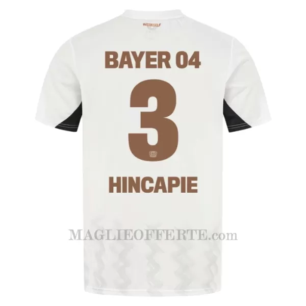 Maglia Bayer 04 Leverkusen Piero Hincapie 3 Gara Away 2024/25