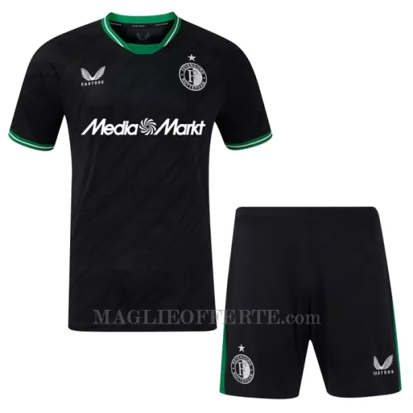 Maglia Feyenoord Rotterdam Bambino Gara Away 2024/25