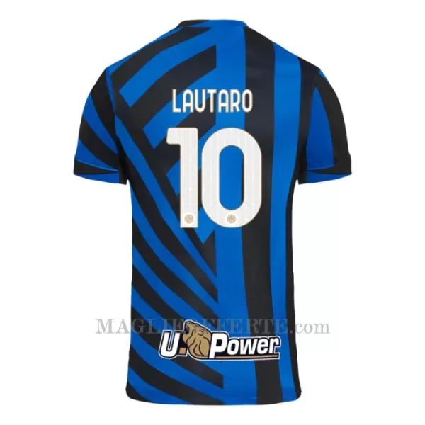 Maglia Internazionale Lautaro Martínez 10 Bambino Gara Home 2024/25