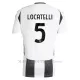 Maglia Juventus Locatelli 5 Bambino Gara Home 2024/25