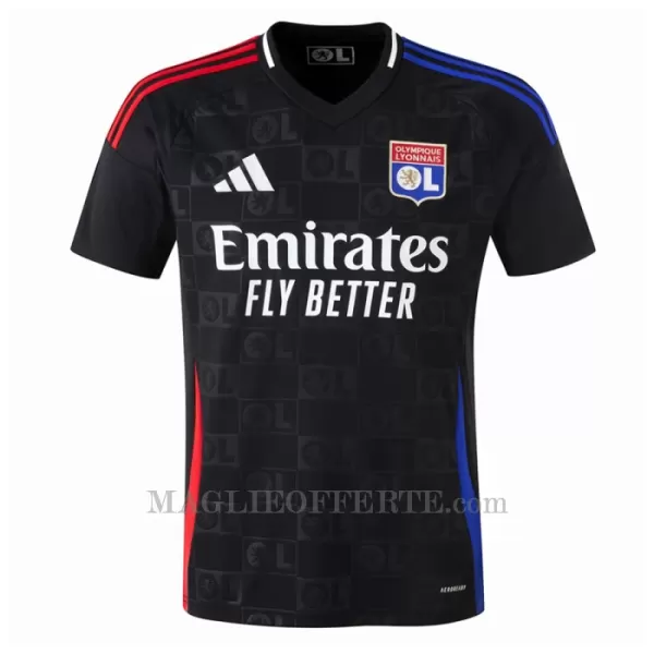 Maglia Olympique Lione Alexandre Lacazette 10 Bambino Gara Away 2024/25