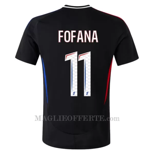 Maglia Olympique Lione Malick Fofana 11 Bambino Gara Away 2024/25