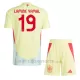 Maglia Spagna Lamine Yamal 19 Bambino Gara Away Euro 2024