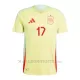 Maglia Spagna Williams JR 17 Bambino Gara Away Euro 2024