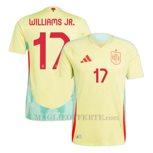 Maglia Spagna Williams JR 17 Gara Away Euro 2024