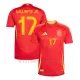 Maglia Spagna Williams JR 17 Gara Home Euro 2024