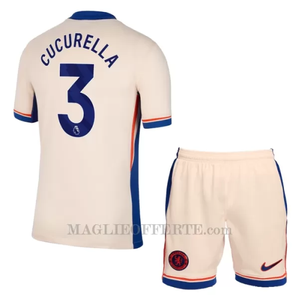 Maglia Chelsea Marc Cucurella 3 Bambino Gara Away 2024/25