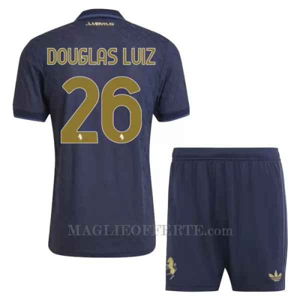 Maglia Juventus Douglas Luiz 26 Bambino Gara Third 2024/25