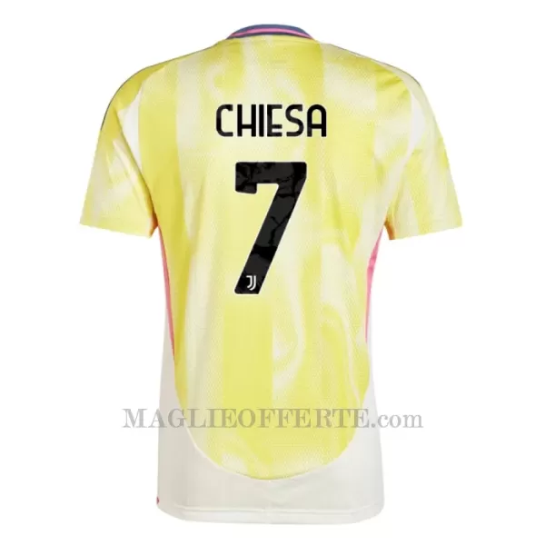 Maglia Juventus Federico Chiesa 7 Bambino Gara Away 2024/25