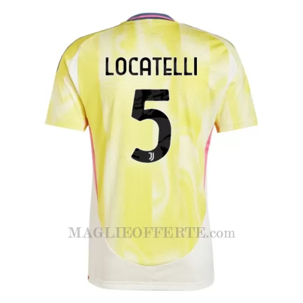 Maglia Juventus Locatelli 5 Bambino Gara Away 2024/25