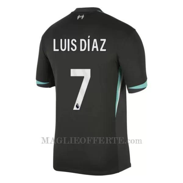 Maglia Liverpool Luis Díaz 7 Gara Away 2024/25