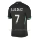 Maglia Liverpool Luis Díaz 7 Gara Away 2024/25