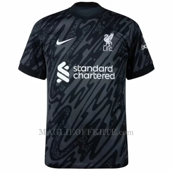 Maglia Portiere Liverpool Alisson Becker 1 2024/25 Nero