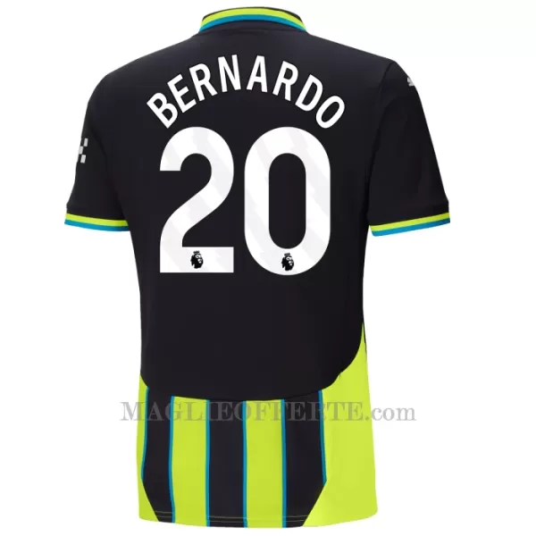 Maglia Manchester City Bernardo Silva 20 Bambino Gara Away 2024/25