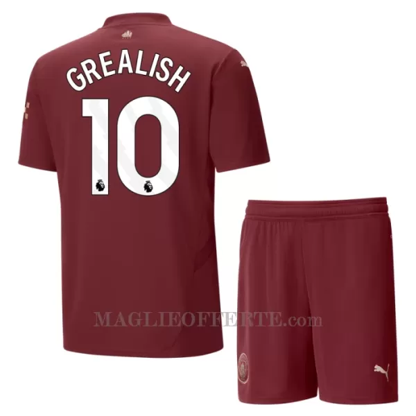 Maglia Manchester City Jack Grealish 10 Bambino Gara Third 2024/25